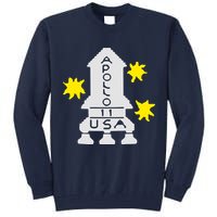 Retro Apollo 11 Spaceship Tall Sweatshirt