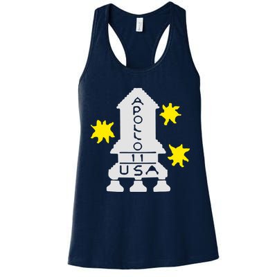 Retro Apollo 11 Spaceship Womens Tank Top