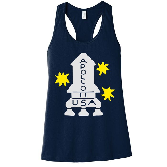 Retro Apollo 11 Spaceship Womens Tank Top