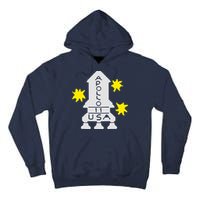 Retro Apollo 11 Spaceship Tall Hoodie