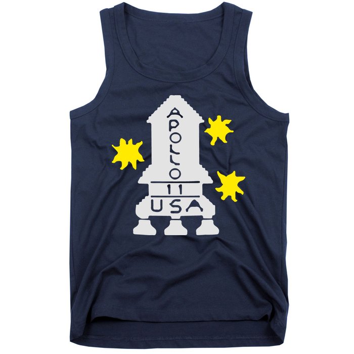 Retro Apollo 11 Spaceship Tank Top
