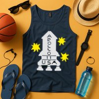 Retro Apollo 11 Spaceship Tank Top