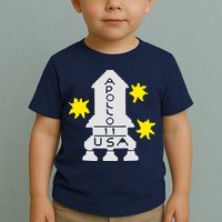 Retro Apollo 11 Spaceship Toddler T-Shirt