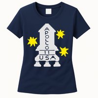 Retro Apollo 11 Spaceship Womens T-Shirt