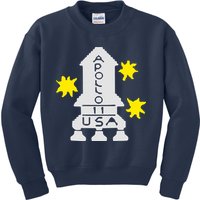 Retro Apollo 11 Spaceship Kids Sweatshirt