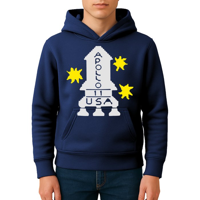 Retro Apollo 11 Spaceship Kids Hoodie