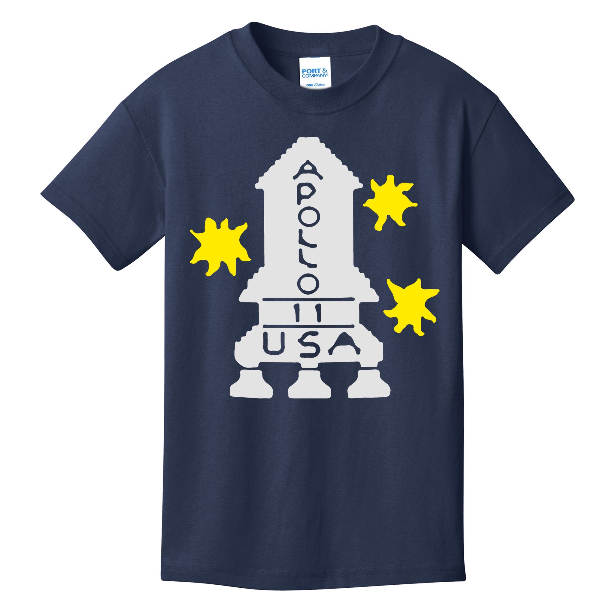 Retro Apollo 11 Spaceship Kids T-Shirt