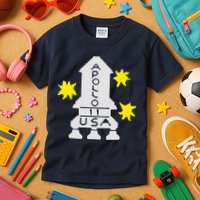 Retro Apollo 11 Spaceship Kids T-Shirt