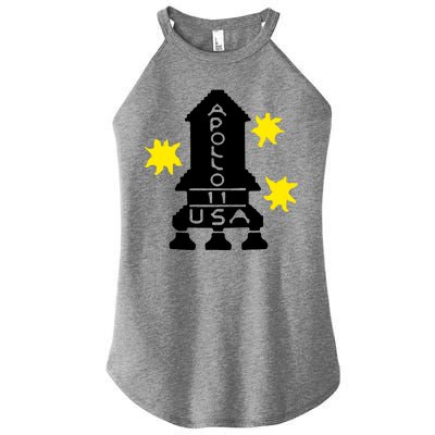 Retro Apollo 11 Spaceship Women’s Perfect Tri Rocker Tank