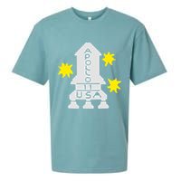 Retro Apollo 11 Spaceship Sueded Cloud Jersey T-Shirt