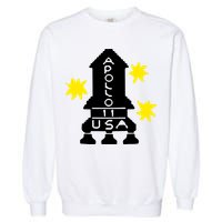 Retro Apollo 11 Spaceship Garment-Dyed Sweatshirt