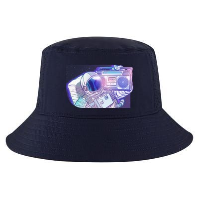 Retro Astronaut Galazy Boombox Cool Comfort Performance Bucket Hat