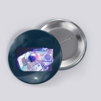Retro Astronaut Galazy Boombox Button