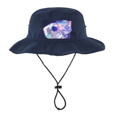 Retro Astronaut Galazy Boombox Bucket Hat
