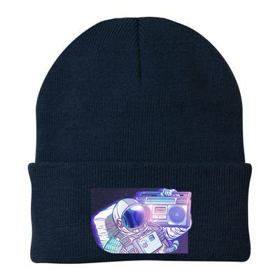 Retro Astronaut Galazy Boombox Beanie