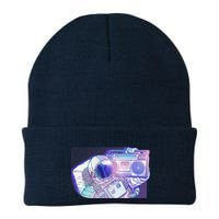 Retro Astronaut Galazy Boombox Beanie