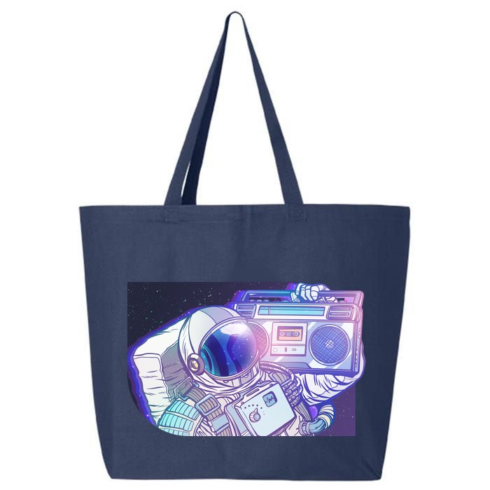 Retro Astronaut Galazy Boombox 25L Jumbo Tote