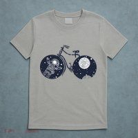 Retro Astronaut Space Bicycle T-Shirt