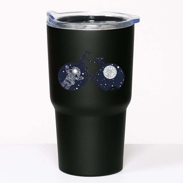 Retro Astronaut Space Bicycle Tumbler