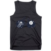 Retro Astronaut Space Bicycle Tank Top