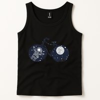 Retro Astronaut Space Bicycle Tank Top