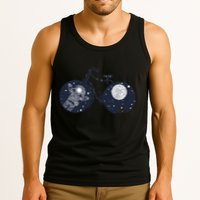 Retro Astronaut Space Bicycle Tank Top