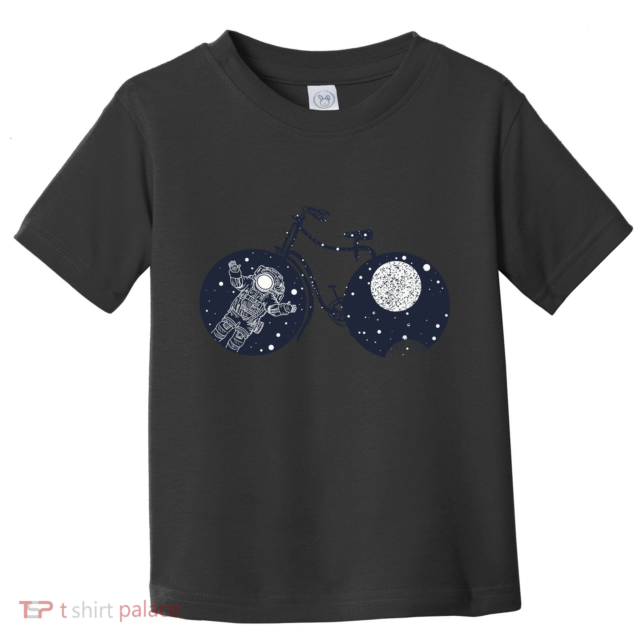 Retro Astronaut Space Bicycle Toddler T-Shirt