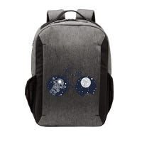 Retro Astronaut Space Bicycle Vector Backpack