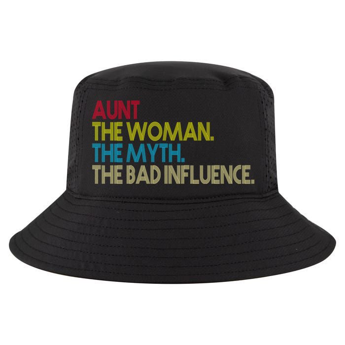Retro Aunt The Woman Myth Bad Influence Cool Comfort Performance Bucket Hat