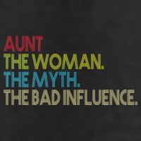 Retro Aunt The Woman Myth Bad Influence Cool Comfort Performance Bucket Hat