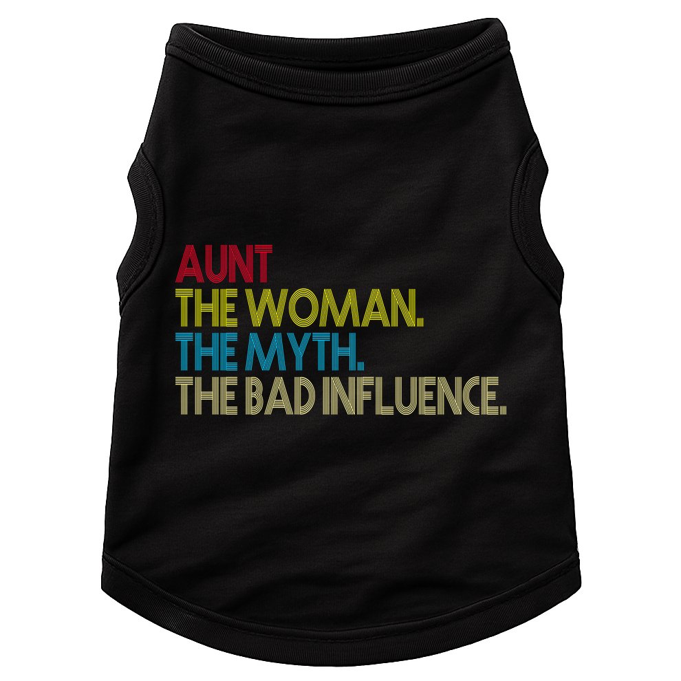 Retro Aunt The Woman Myth Bad Influence Doggie Tank