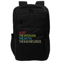 Retro Aunt The Woman Myth Bad Influence Impact Tech Backpack