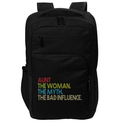 Retro Aunt The Woman Myth Bad Influence Impact Tech Backpack