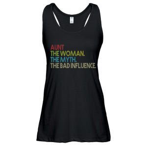 Retro Aunt The Woman Myth Bad Influence Ladies Essential Flowy Tank