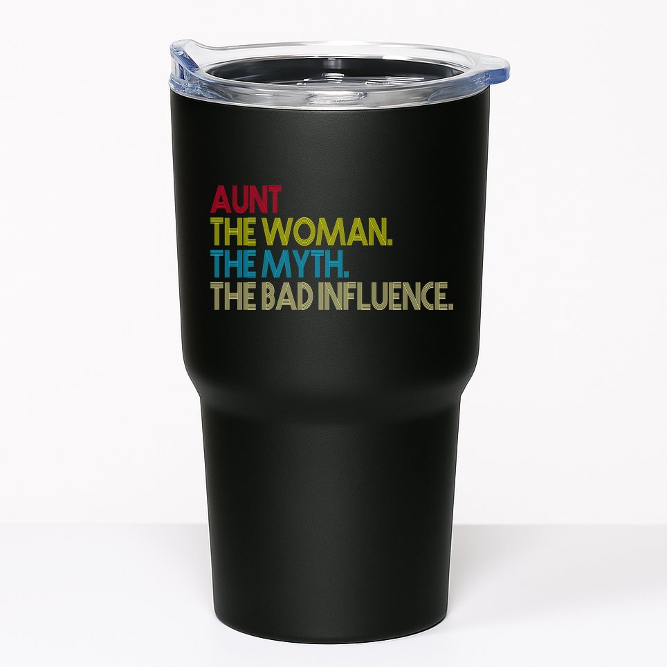 Retro Aunt The Woman Myth Bad Influence Tumbler