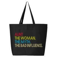 Retro Aunt The Woman Myth Bad Influence 25L Jumbo Tote