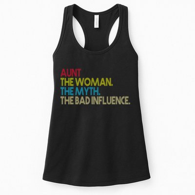 Retro Aunt The Woman Myth Bad Influence Womens Tank Top