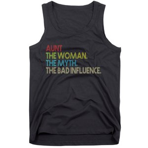 Retro Aunt The Woman Myth Bad Influence Tank Top