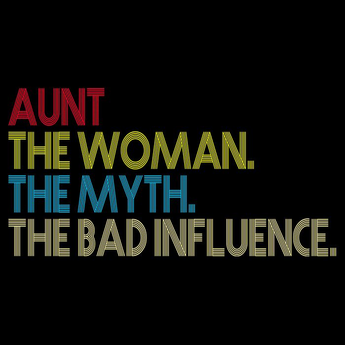 Retro Aunt The Woman Myth Bad Influence Wool Snapback Cap