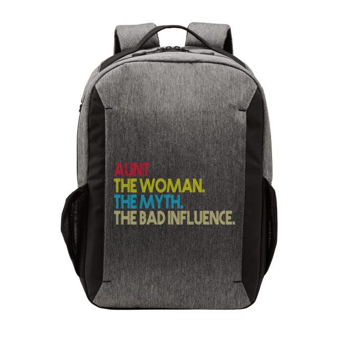 Retro Aunt The Woman Myth Bad Influence Vector Backpack