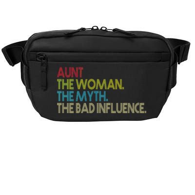 Retro Aunt The Woman Myth Bad Influence Crossbody Pack