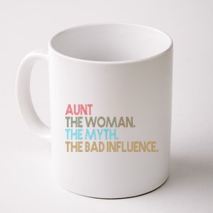 Retro Aunt The Woman Myth Bad Influence Coffee Mug