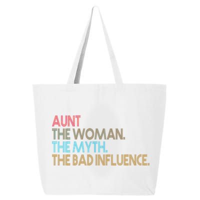 Retro Aunt The Woman Myth Bad Influence 25L Jumbo Tote