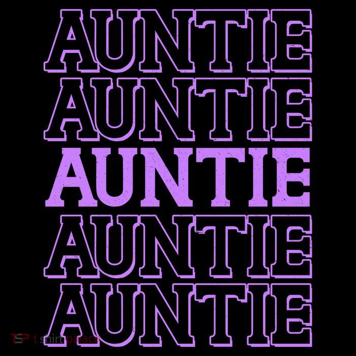 Retro Auntie Pattern   Button