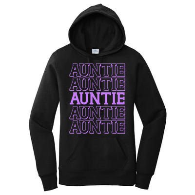 Retro Auntie Pattern   Women's Pullover Hoodie