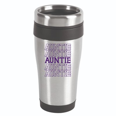 Retro Auntie Pattern   16oz Travel Tumbler