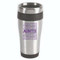 Retro Auntie Pattern   16oz Travel Tumbler