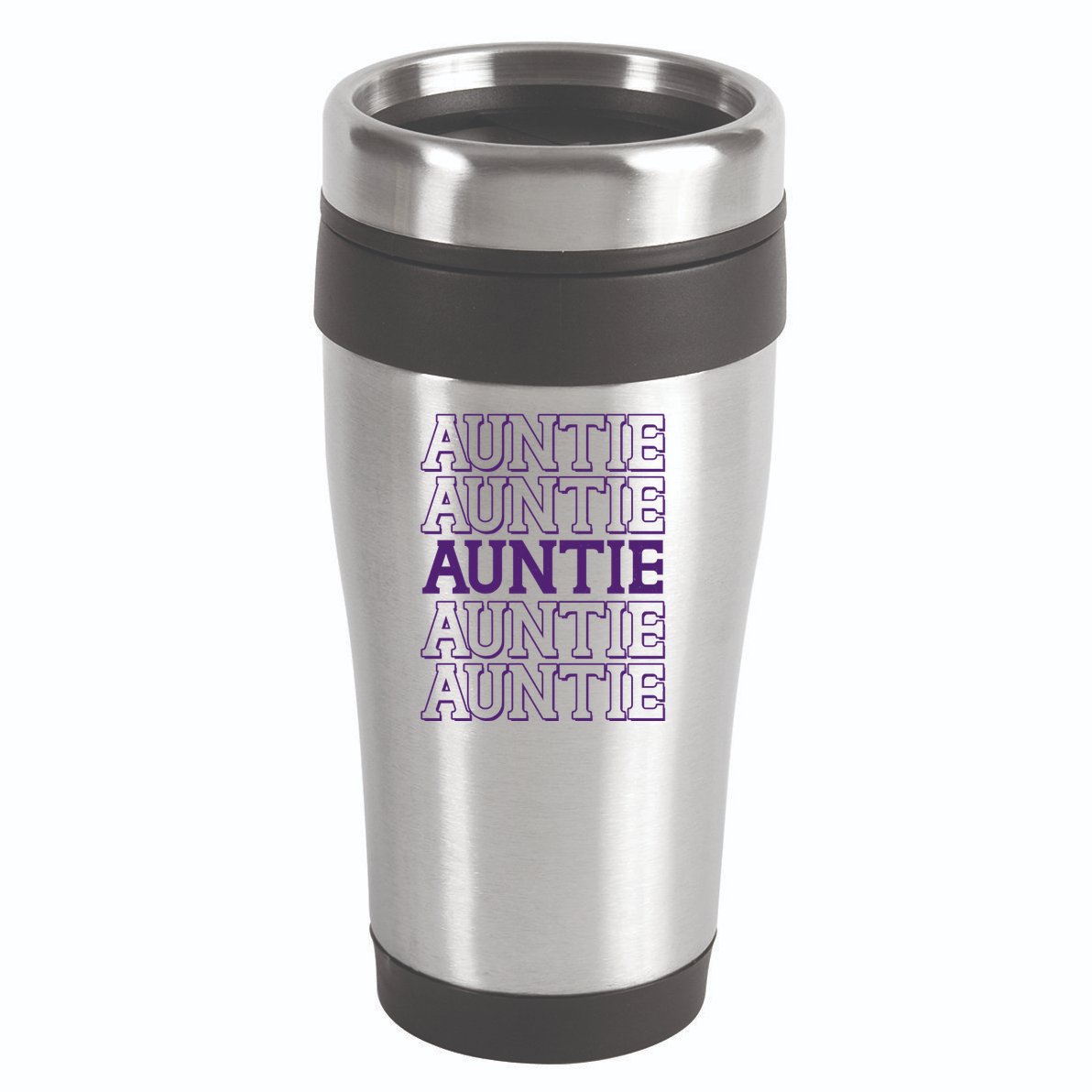Retro Auntie Pattern   16oz Travel Tumbler