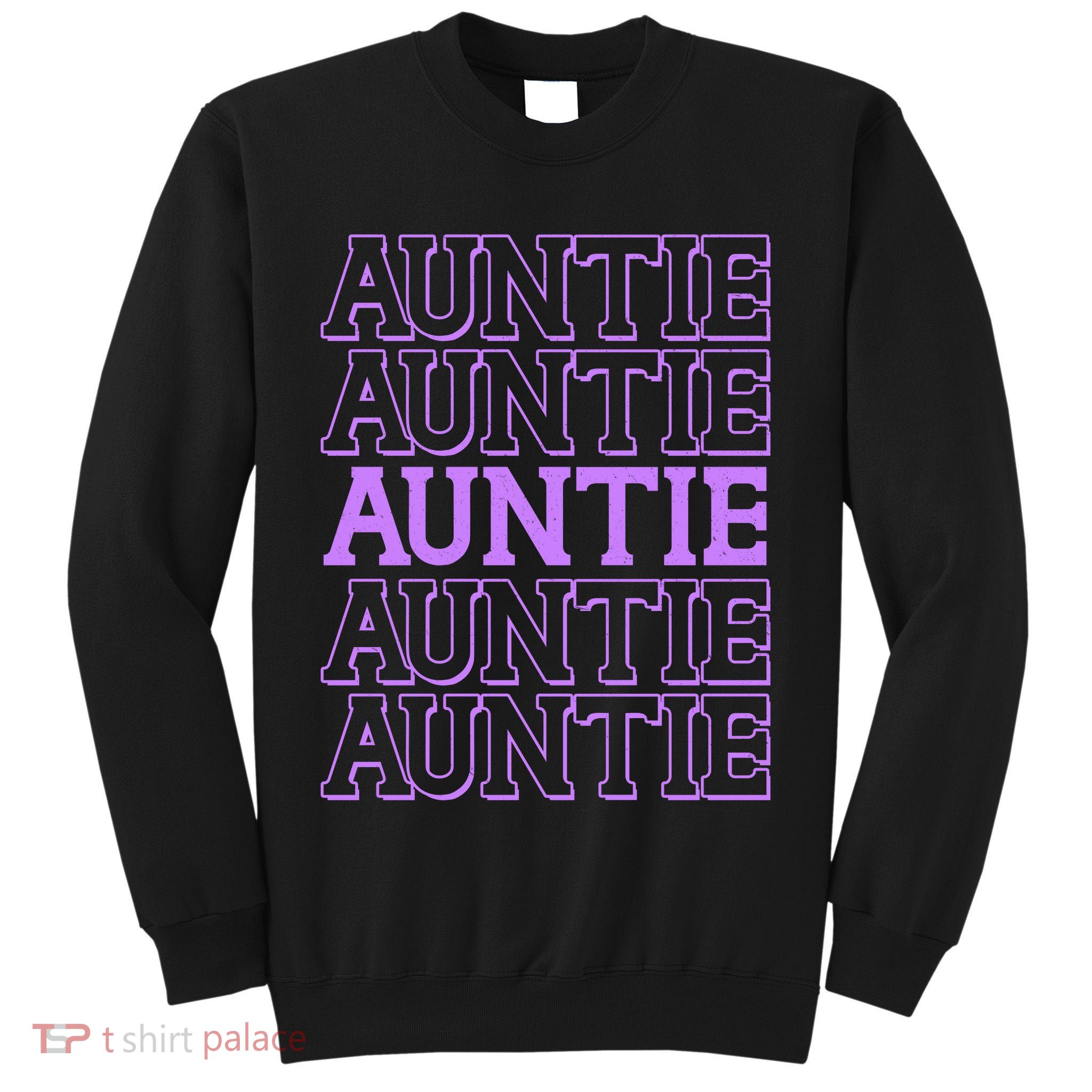 Retro Auntie Pattern   Tall Sweatshirt
