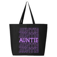 Retro Auntie Pattern   25L Jumbo Tote
